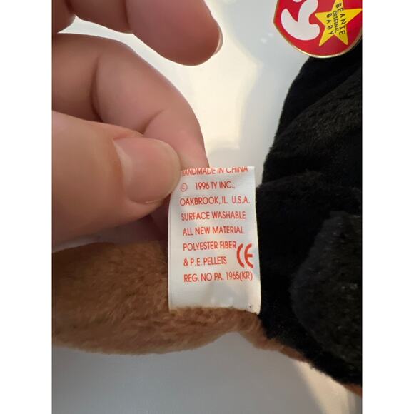 TY Beanie Baby Doby Doberman Dog PE Pellets Vintage Collectible - Picture 7 of 7